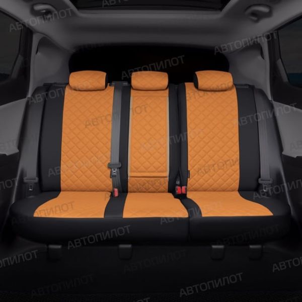 Чехлы Автопилот Экокожа Ромб на Москвич 3 (2022+)